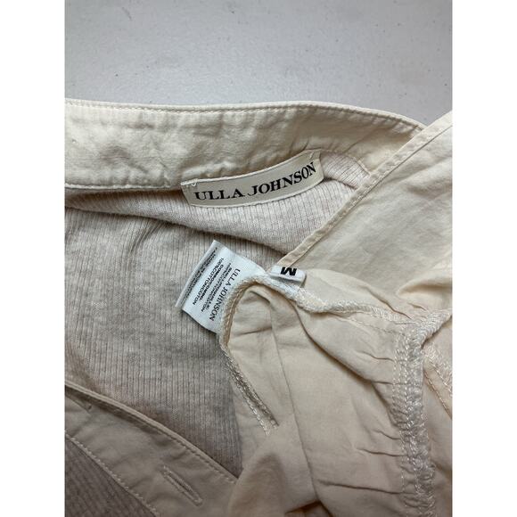 Ulla Johnson White Crew Neck Long Dress Size M - Picture 4 of 4